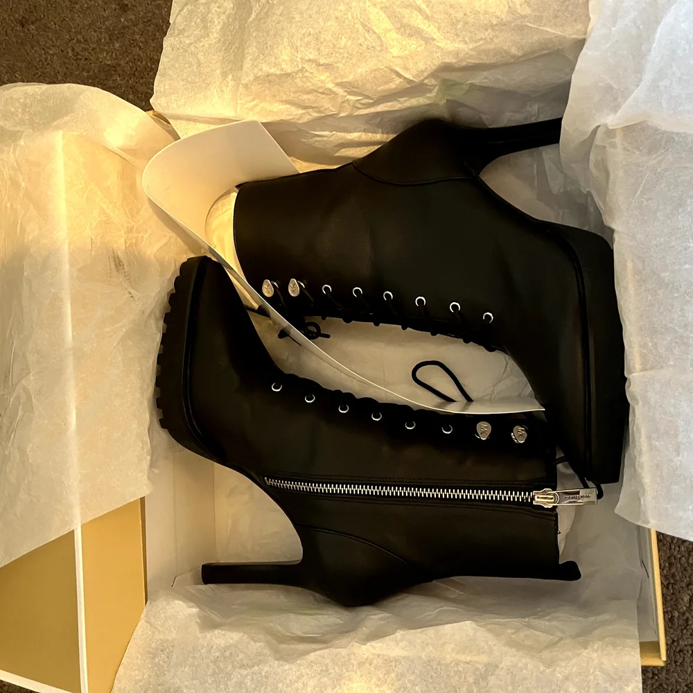 Michael Kors Black Heeled Boots - Picture 3 of 4